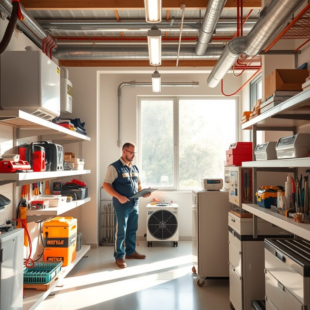 Heating equipment service center