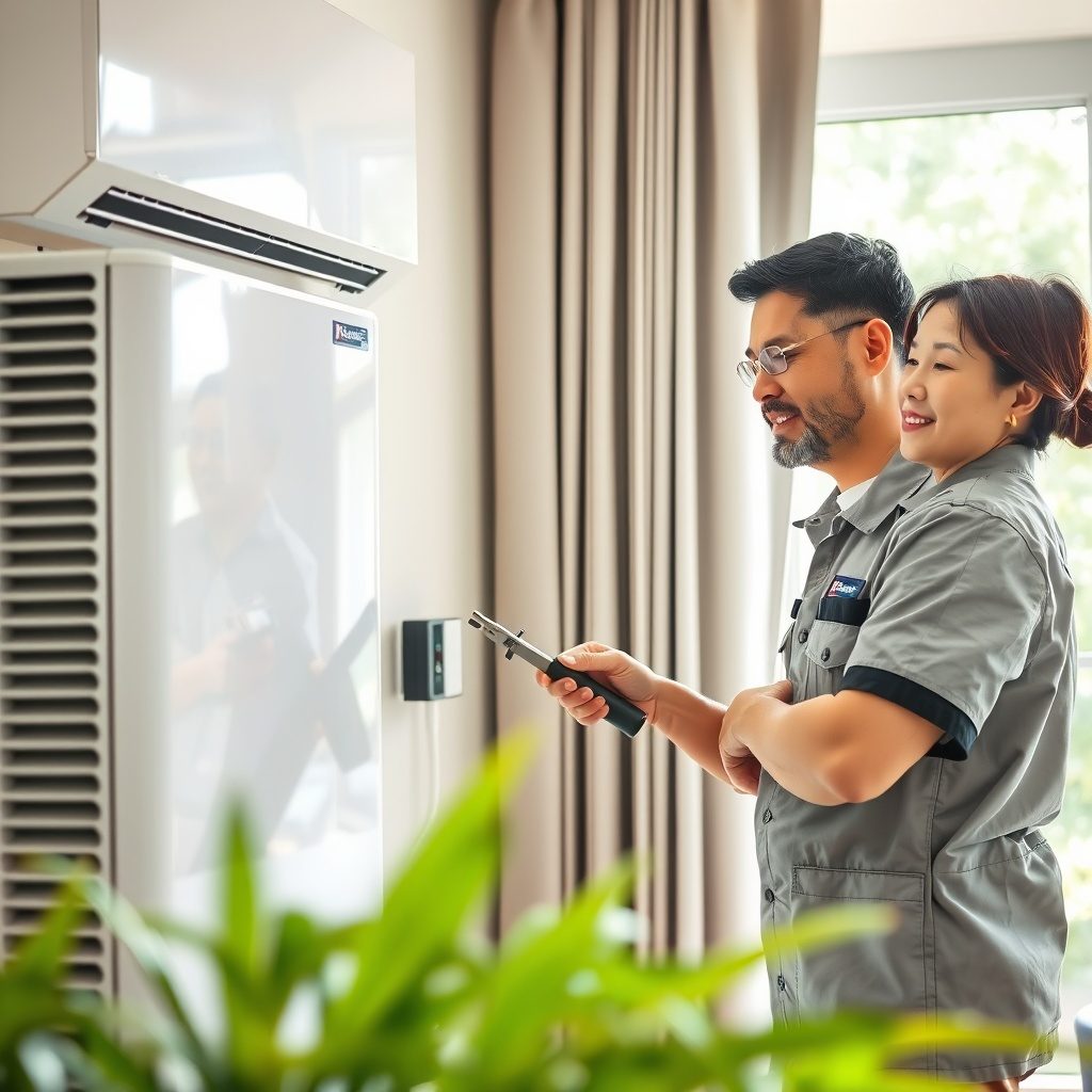 Heating equipment service center