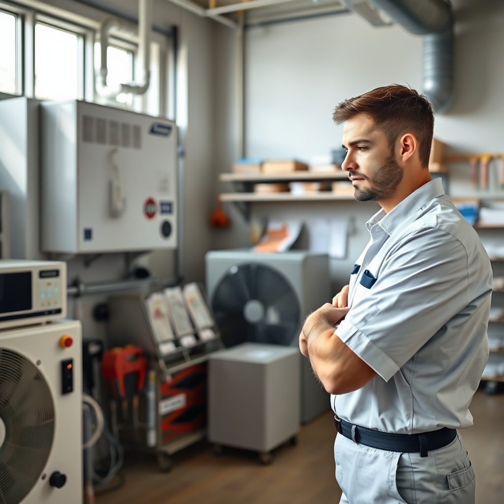Heating equipment service center