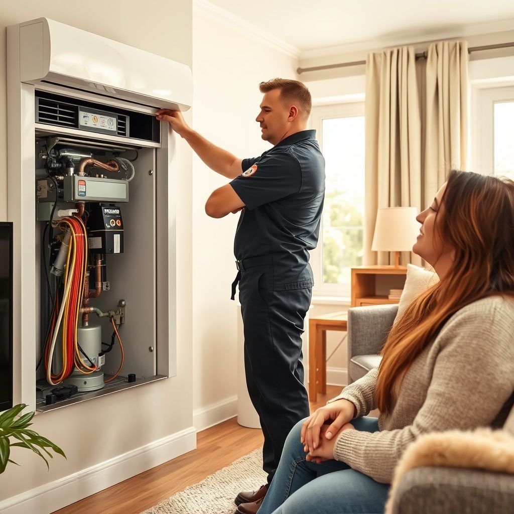 Heating equipment service center